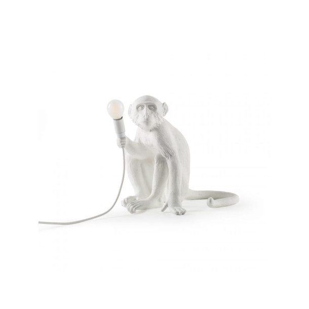 The Monkey Lamp Sitting